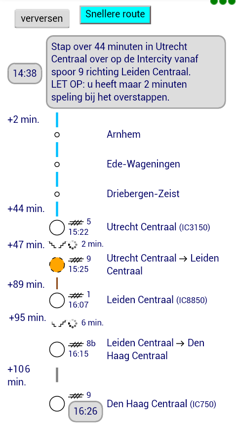Betere route beschikbaar dan omrijden over Leiden