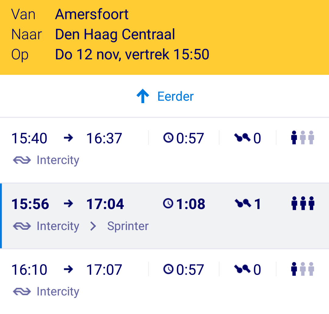 3 reisdadviezen van NS